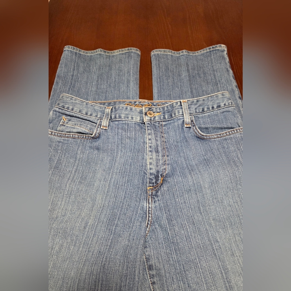 Eddie Bauer Natural Straight Leg Jeans Size 10 Tall